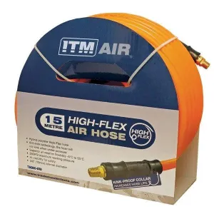 TM300-315 HIGH FLEX HYBRID AIR HOSE FITTED 15M