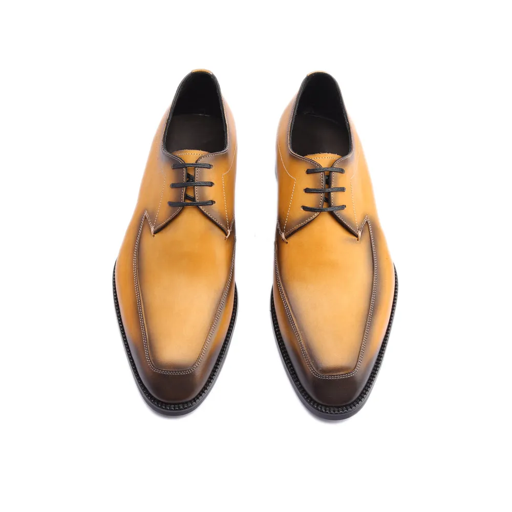 Two Tone Gradation Classic Men Derby Shoes