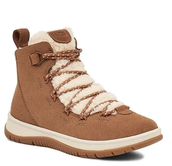 UGG Womens Lakesider Heritage Mid Waterproof Suede Boots