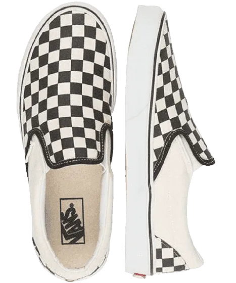 Vans Asher Checkerboard Slip On Womens Shoes