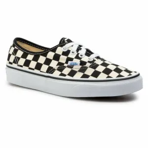 Vans Authentic VN000QER5U8 Men's Black & White Checkerboard Skate Shoes FB47