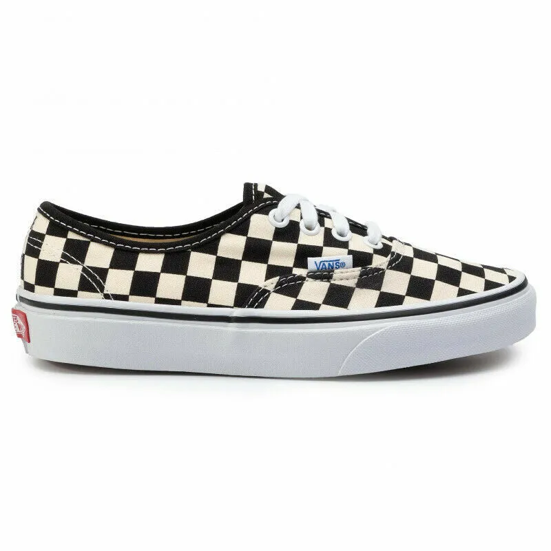 Vans Authentic VN000QER5U8 Men's Black & White Checkerboard Skate Shoes FB47
