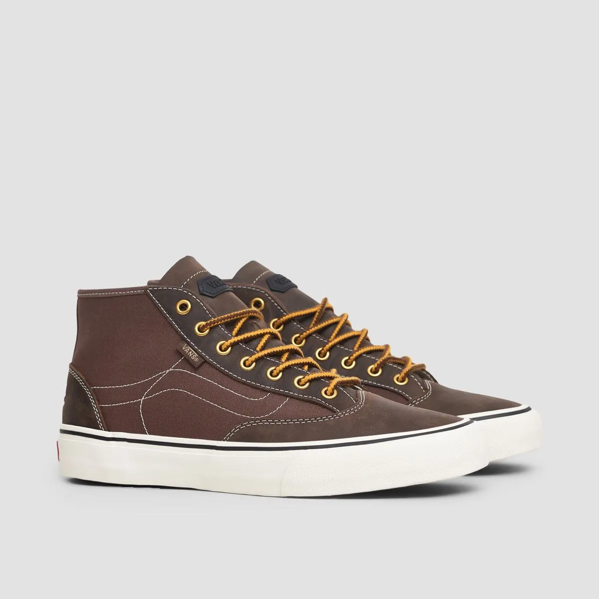 Vans Destruct VR3 Mid Top Shoes - Harry Bryant Brown