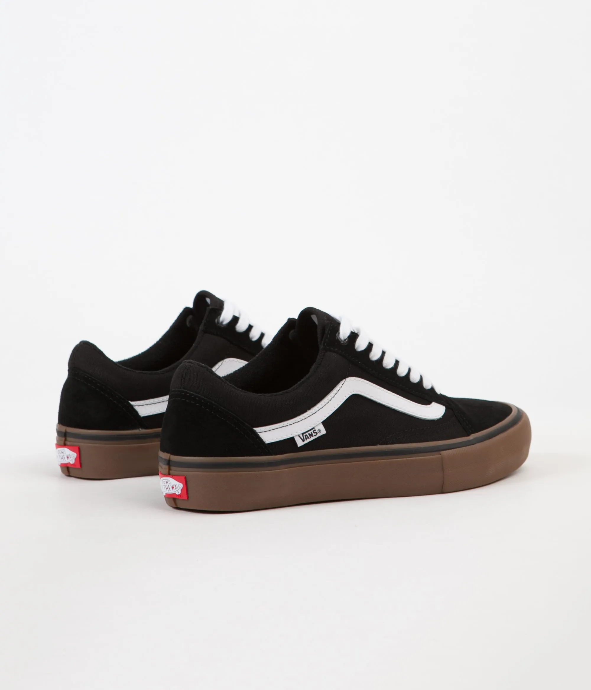 Vans Old Skool Pro Shoes - Black / White / Medium Gum