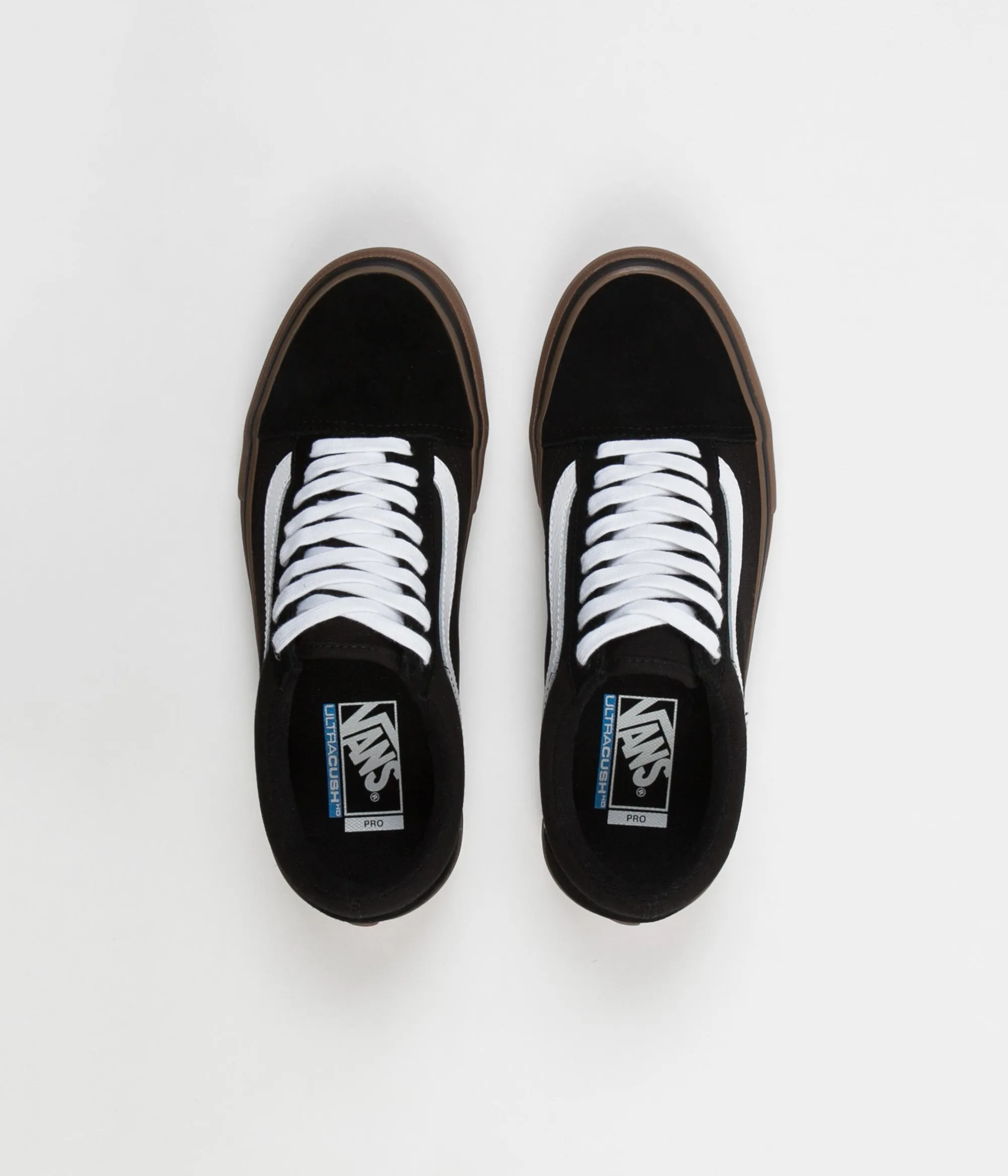 Vans Old Skool Pro Shoes - Black / White / Medium Gum