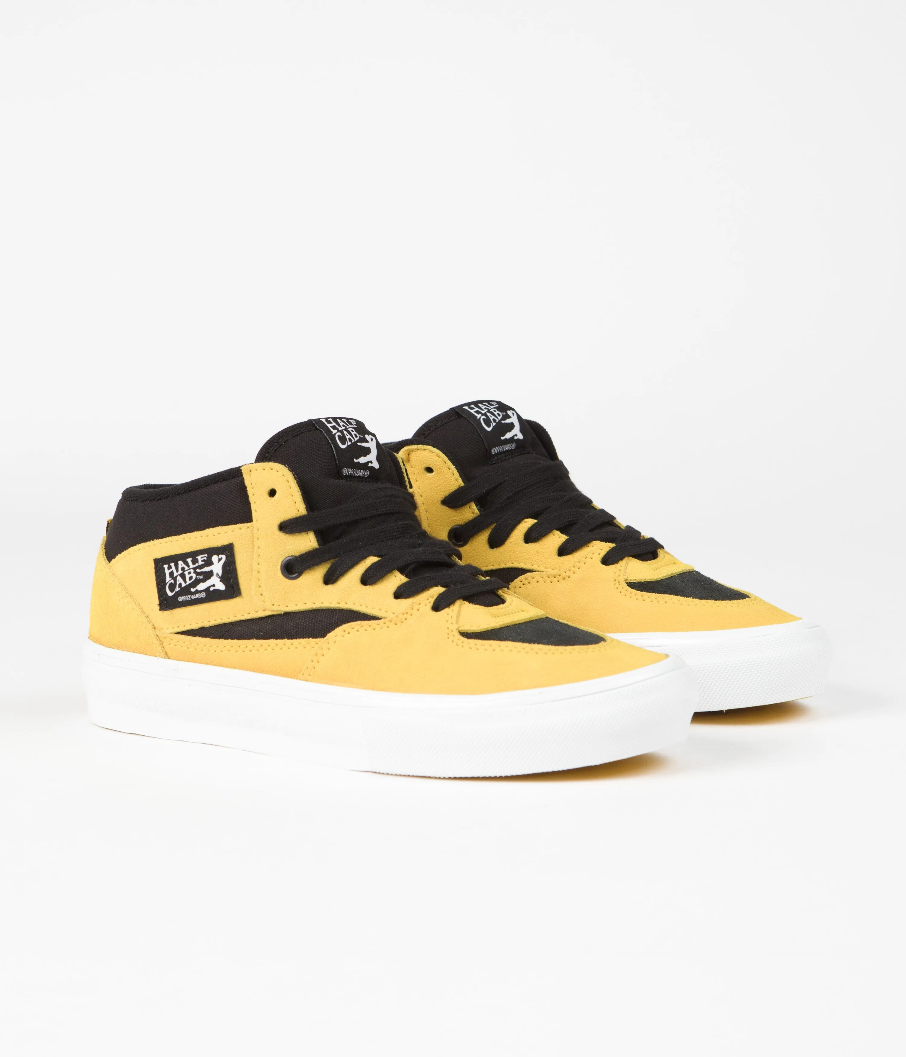 Vans Skate Half Cab Shoes - (Bruce Lee) Black / Yellow