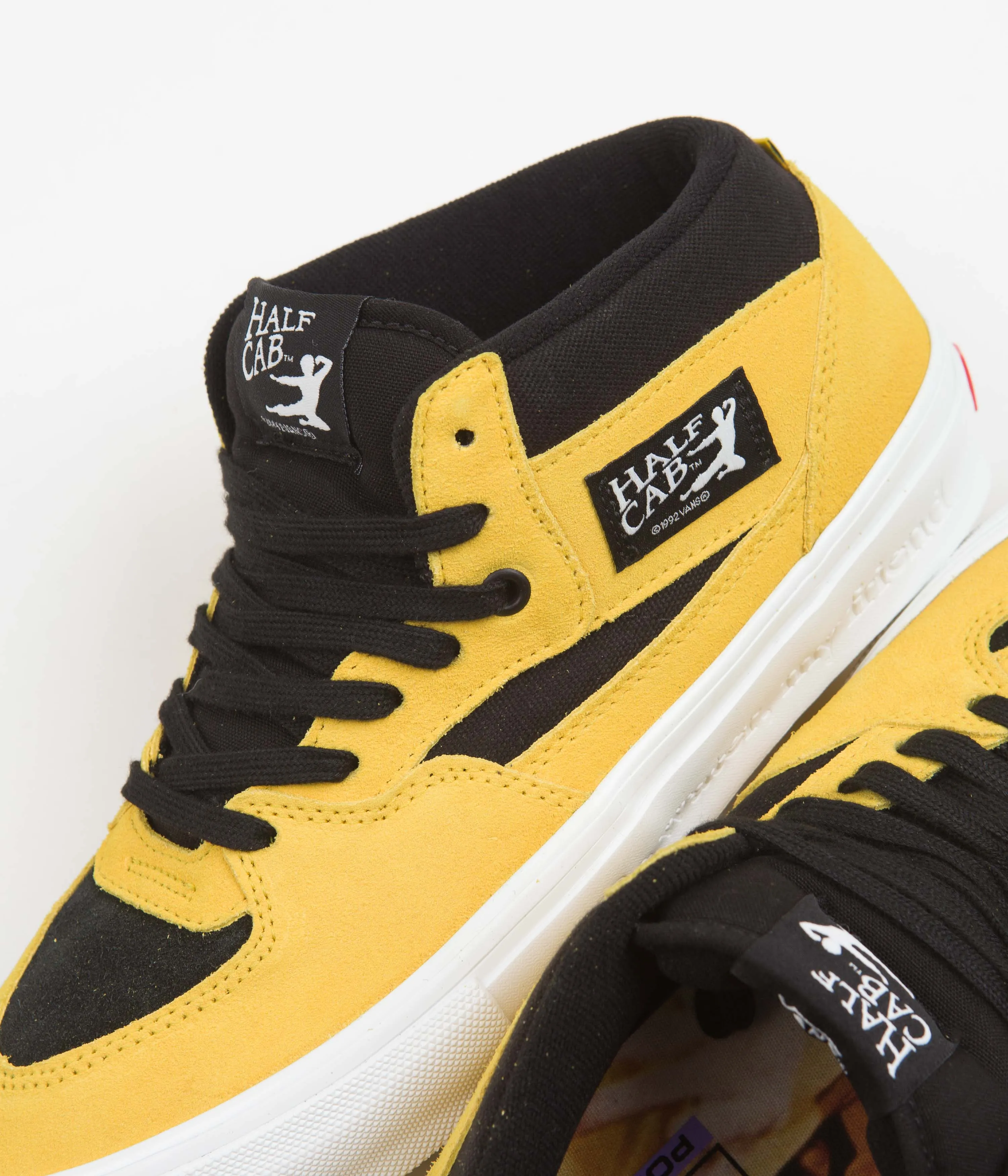 Vans Skate Half Cab Shoes - (Bruce Lee) Black / Yellow