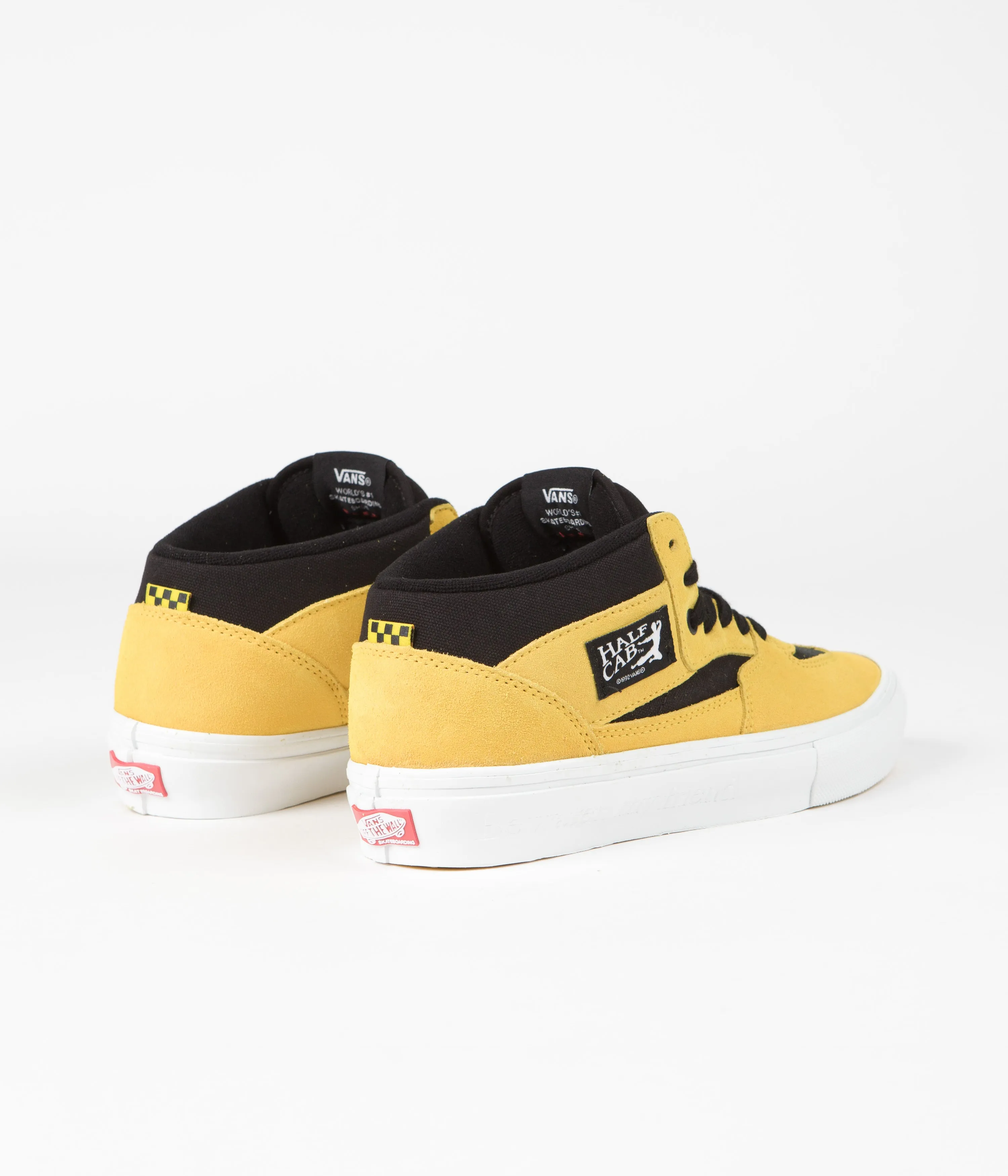 Vans Skate Half Cab Shoes - (Bruce Lee) Black / Yellow