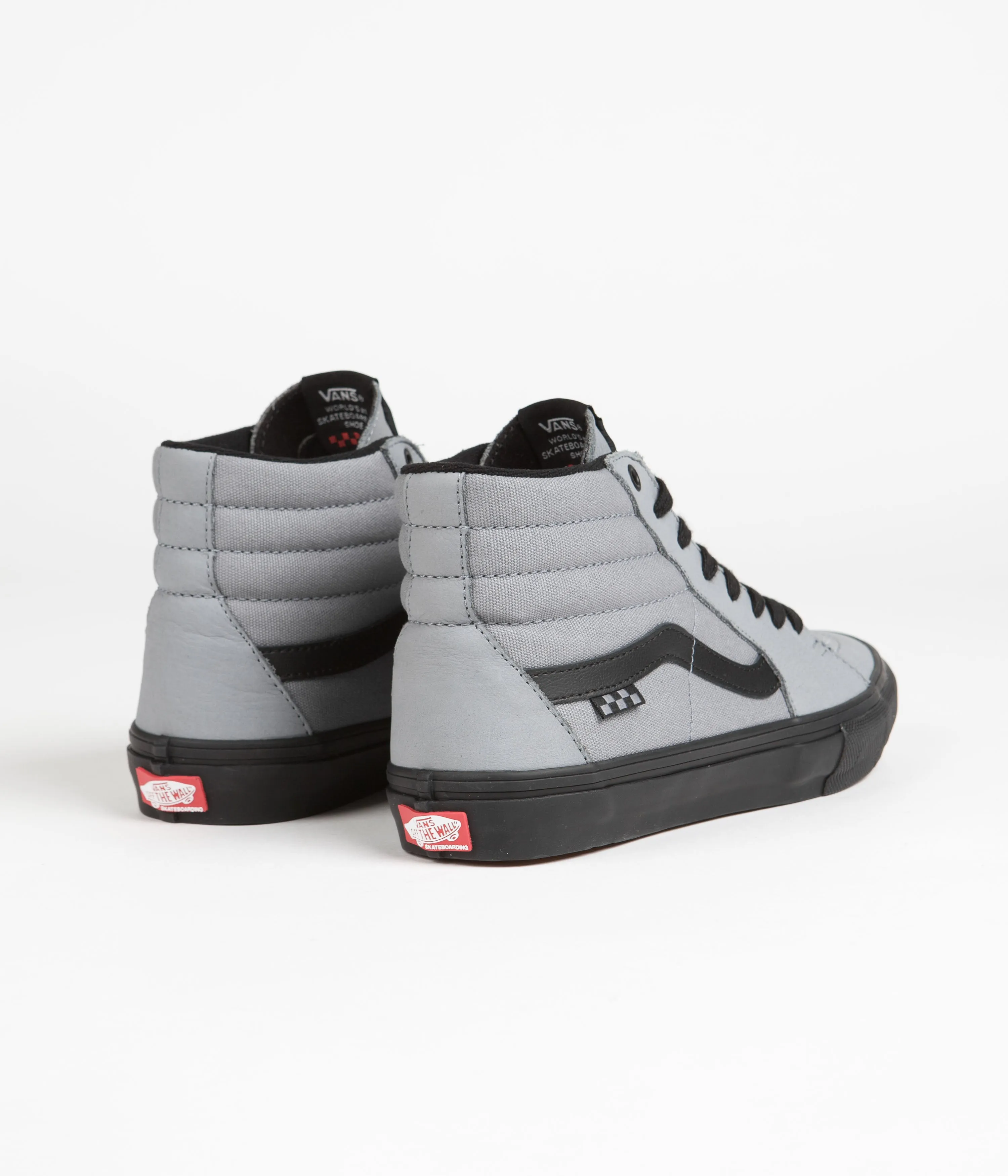 Vans Skate SK8-Hi Shoes - Nubuck Washed Blue / Black