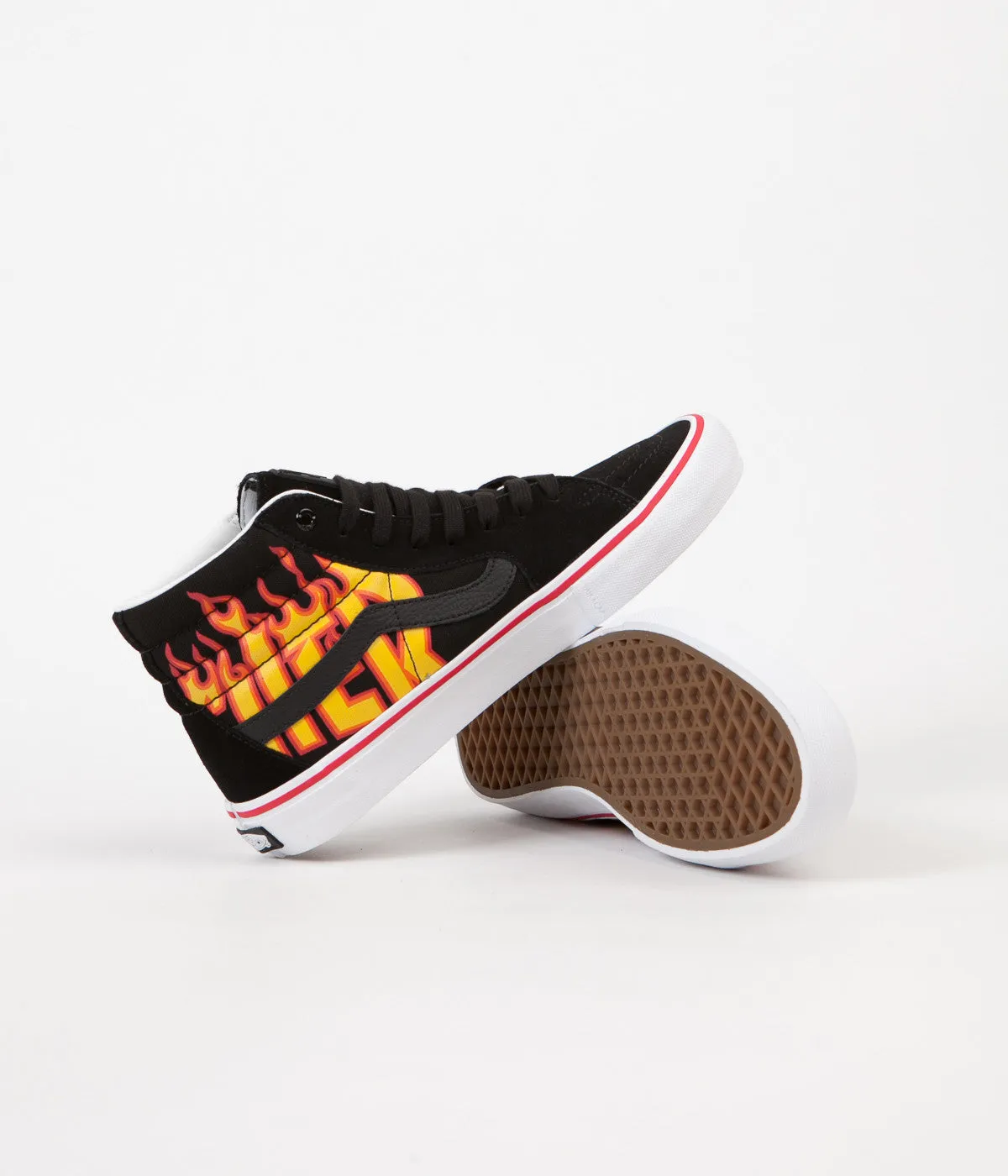 Vans x Thrasher Skate-Hi Pro Shoes - Black