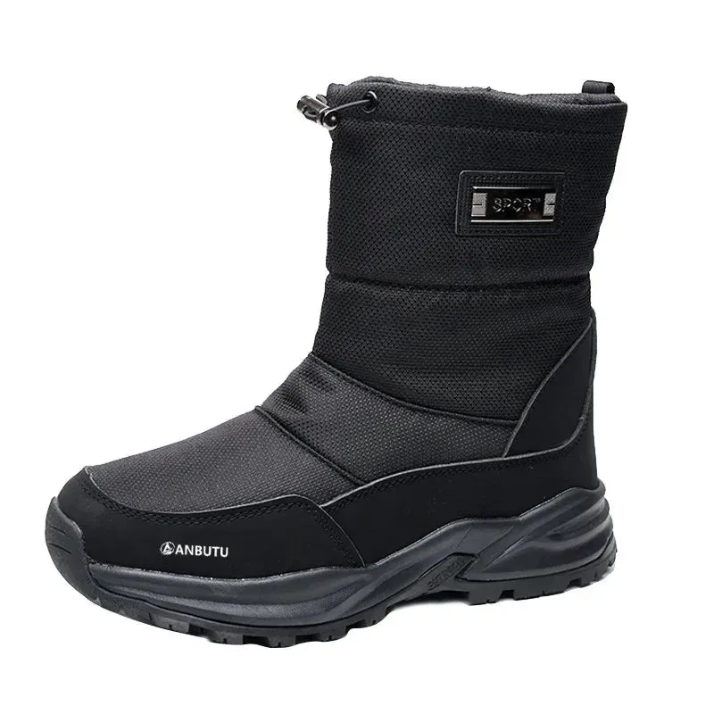 Warm Outdoor Boots Waterproof Wear Resistant Anti Slip Ankle Length