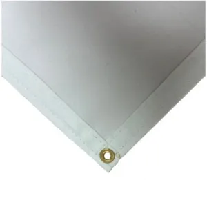 White Polyester Waterproof Canvas - 10' x 12'