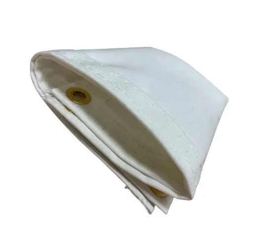 White Polyester Waterproof Canvas - 14' x 20'