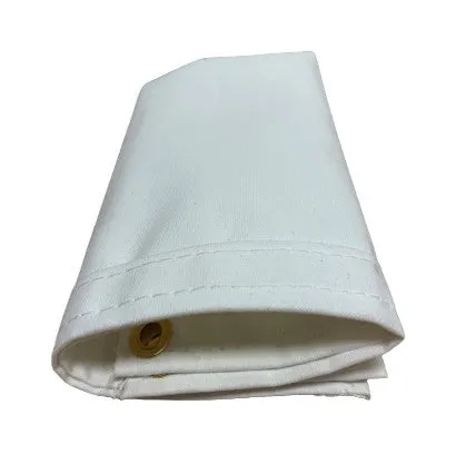 White Polyester Waterproof Canvas - 20' x 20'