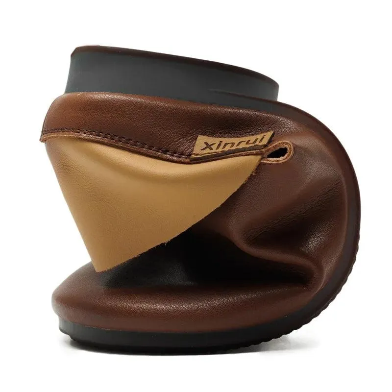 Women's Casual Shoes - Soft Flats - Leather Loafers - (6983)