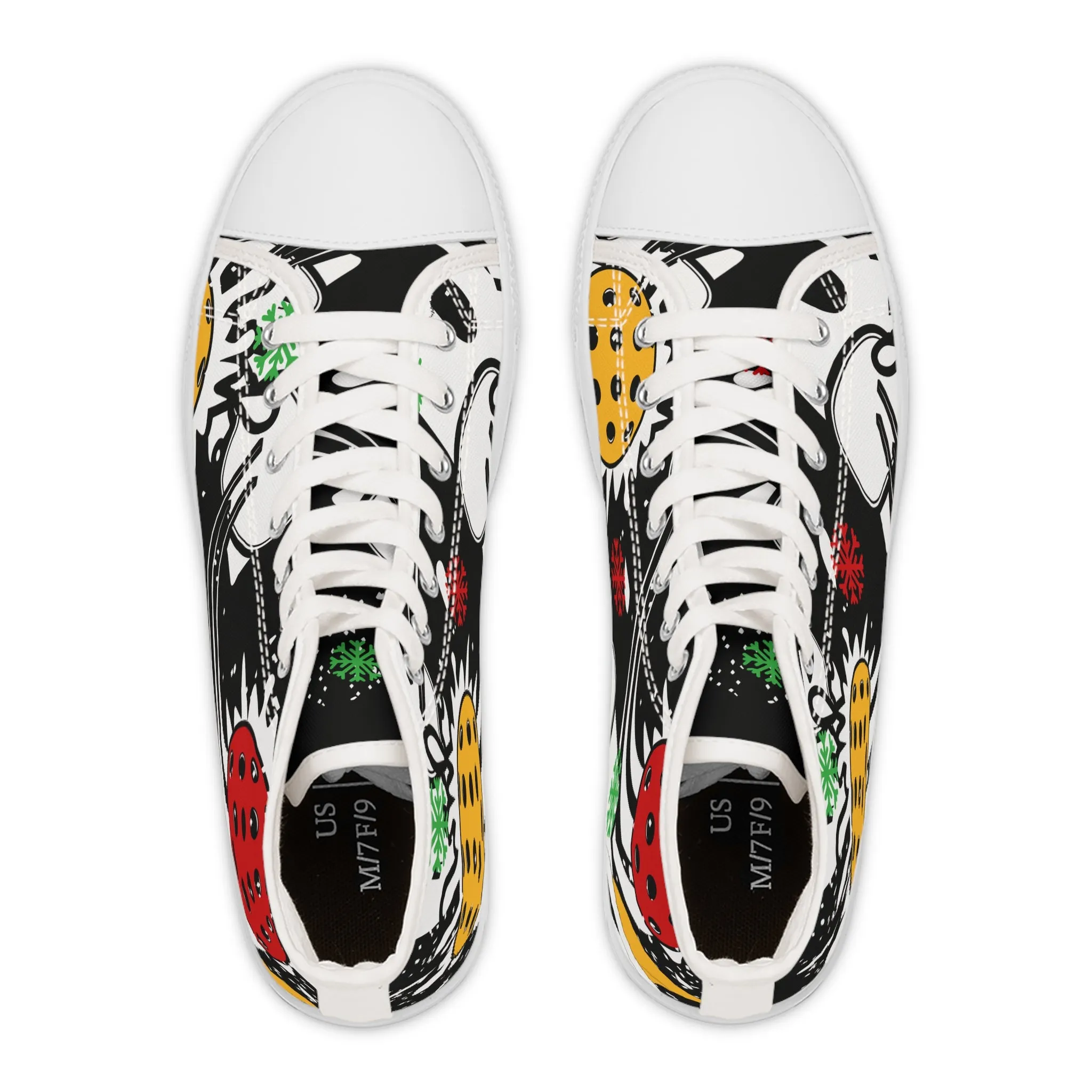 Women's High Top Sneakers - Pickleball