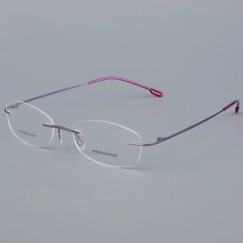 Women's Rimless Eyeglasses Titanium Alloy Frame Sj610