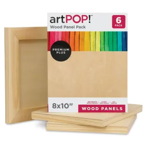 Wood Panel Pack - 8" x 10", Pkg of 6