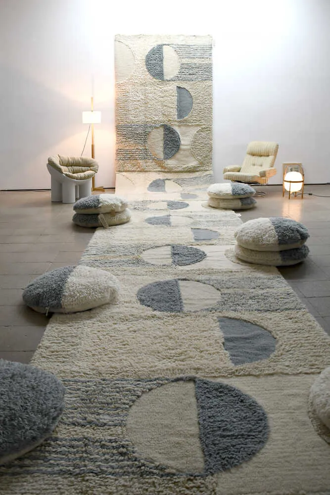 WOOLABLE FLOOR CUSHION SUN RAYS