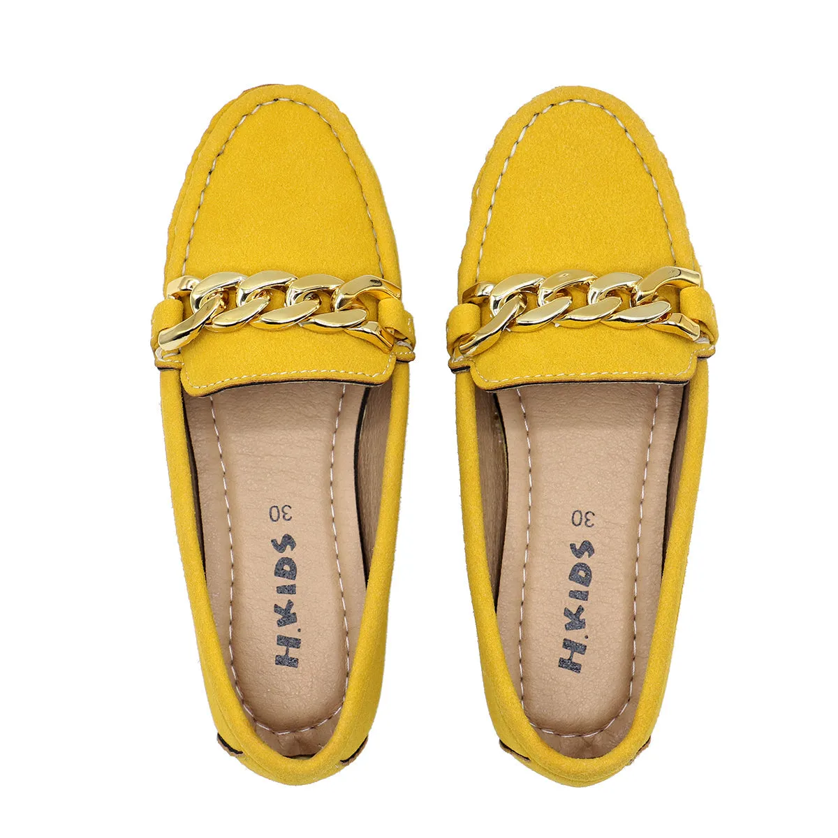 Yellow Casual Moccasins G70043