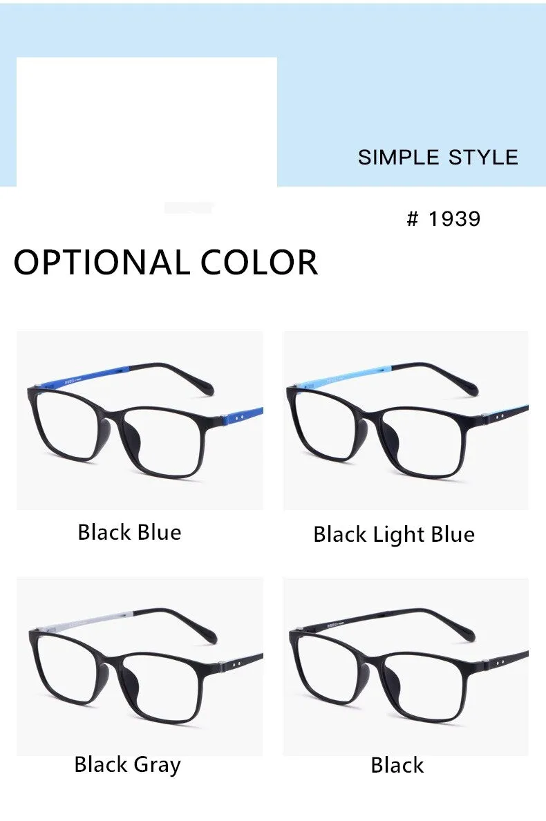 Yimaruili Unisex Full Rim Ultem/Steel Frame Eyeglasses 1939TR