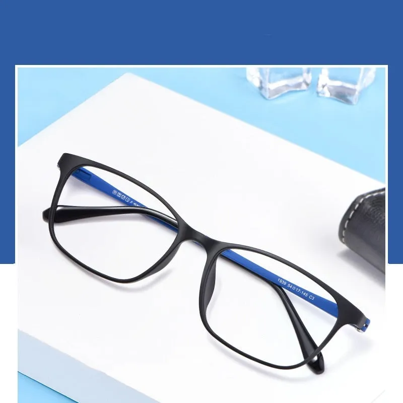 Yimaruili Unisex Full Rim Ultem/Steel Frame Eyeglasses 1939TR
